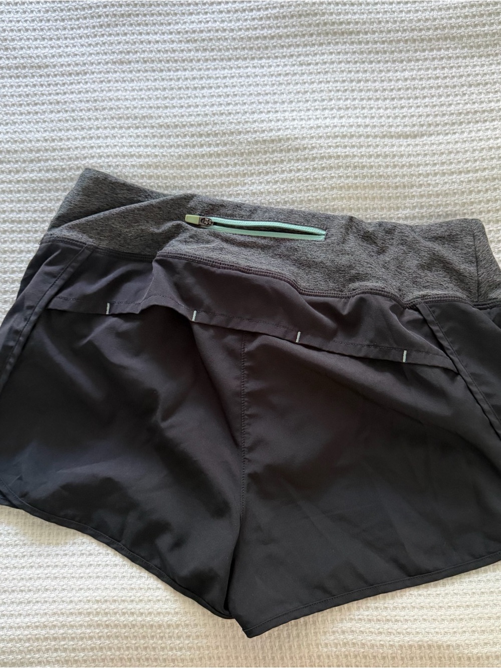 Dark grey athletic shorts